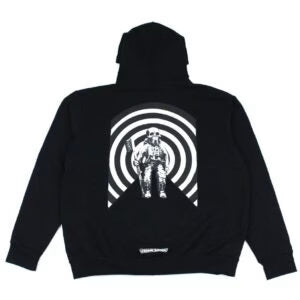 Authentic Chrome Hearts Chrome Hearts Foti Harris Teeter Space Black Suit Zip Hoodie â€“ front view