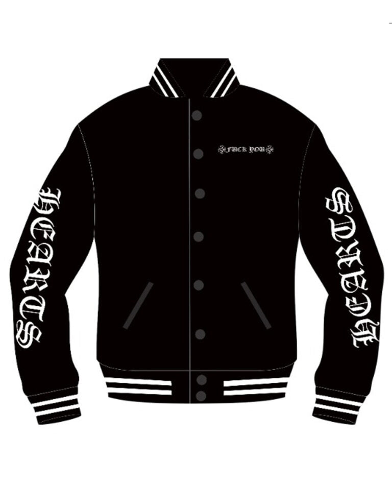 Chrome Hearts Foti Jarvis Block Zip Jacket  Black – jacket front view