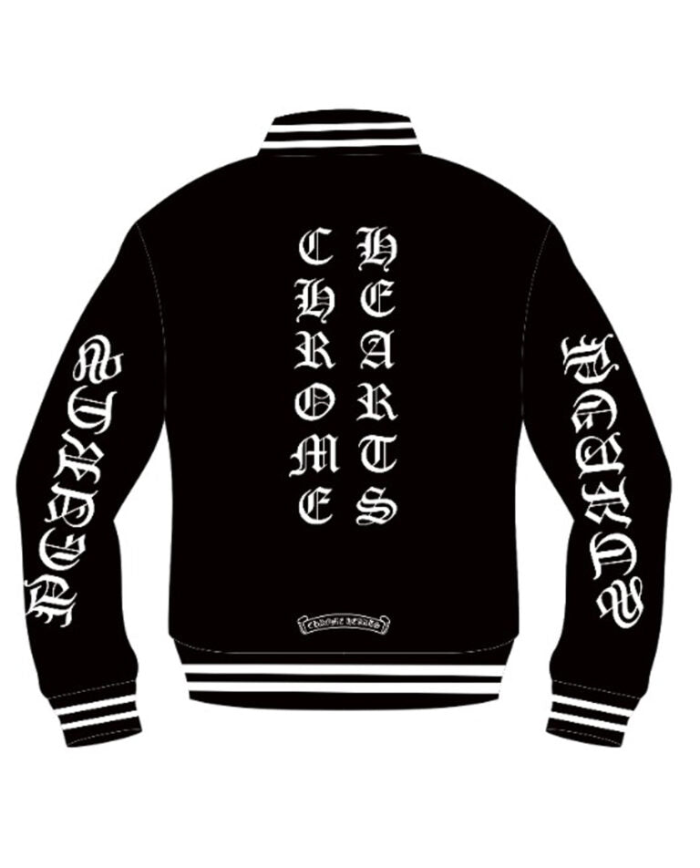 Authentic Chrome Hearts Chrome Hearts Foti Jarvis Block Zip Jacket  Black – front view