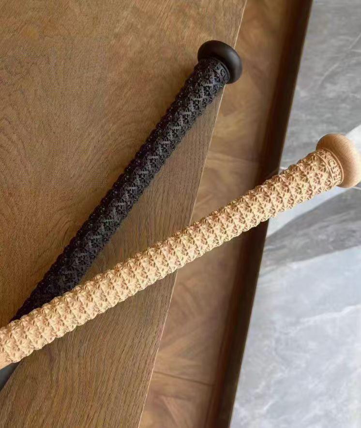 Chrome Hearts Grip For Baseball Bat, Cricket Bat, Racket Etc Brown & Black – piece front view