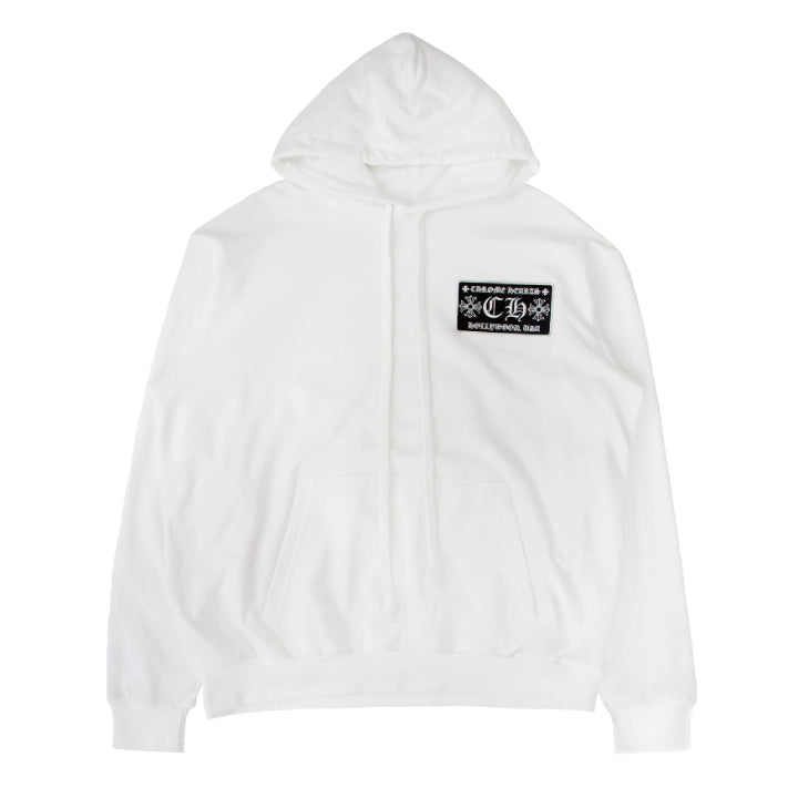 Authentic Chrome Hearts Chrome Hearts Hollywood Patchwork Hoodie – front view