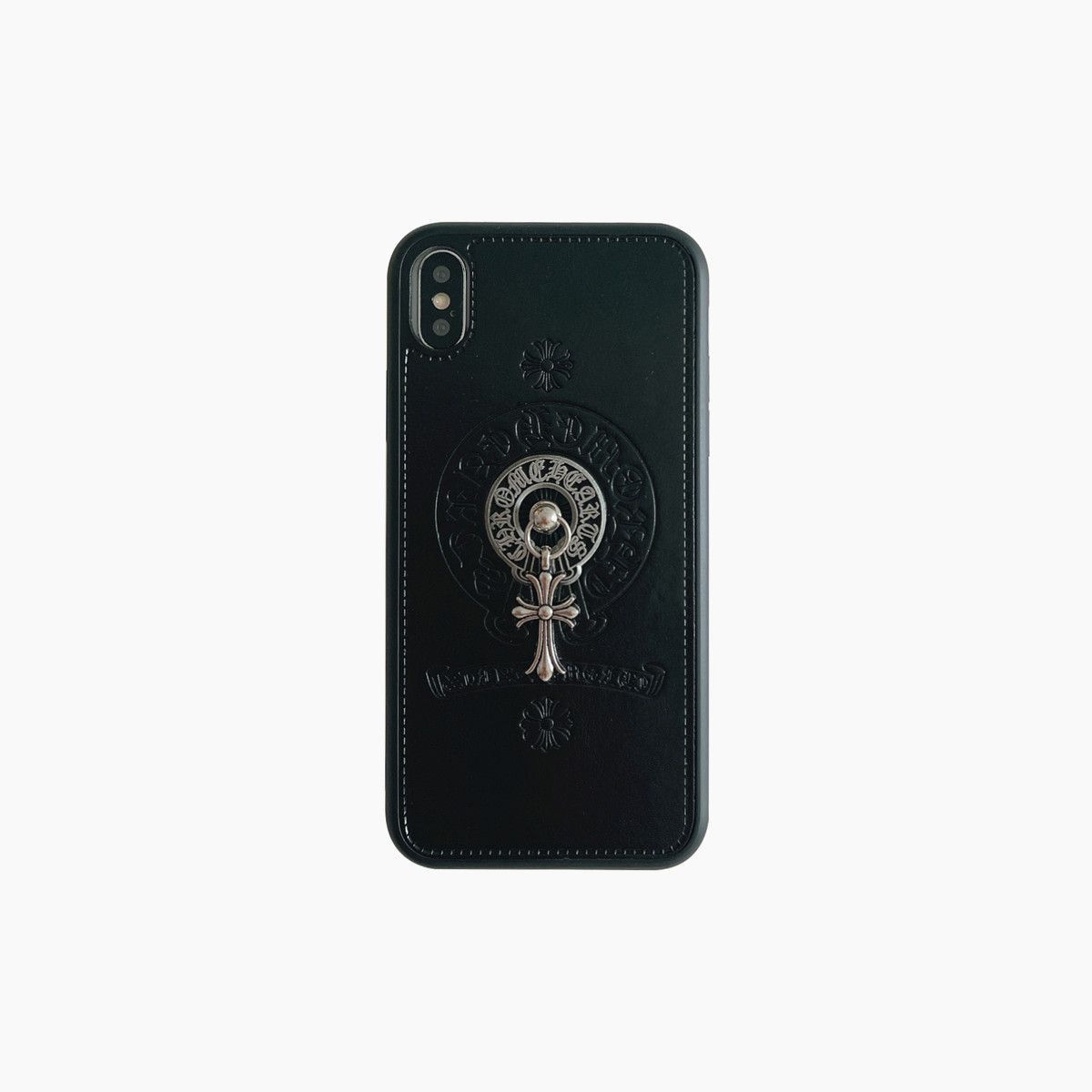 Chrome Hearts Horseshoe With Cross Iphone Case – phone case front view