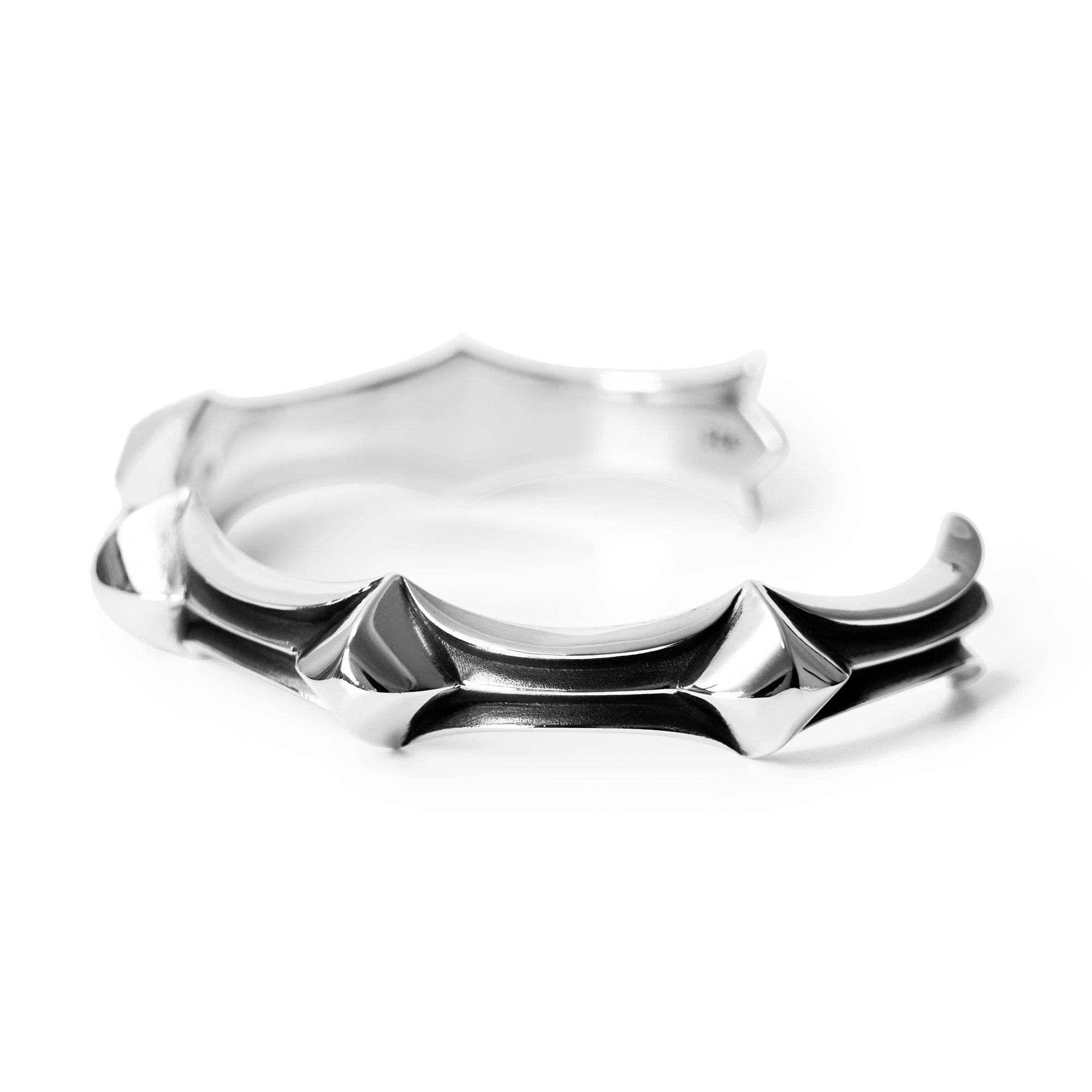Chrome Hearts Large Gem Stud Cuff – bracelet front view