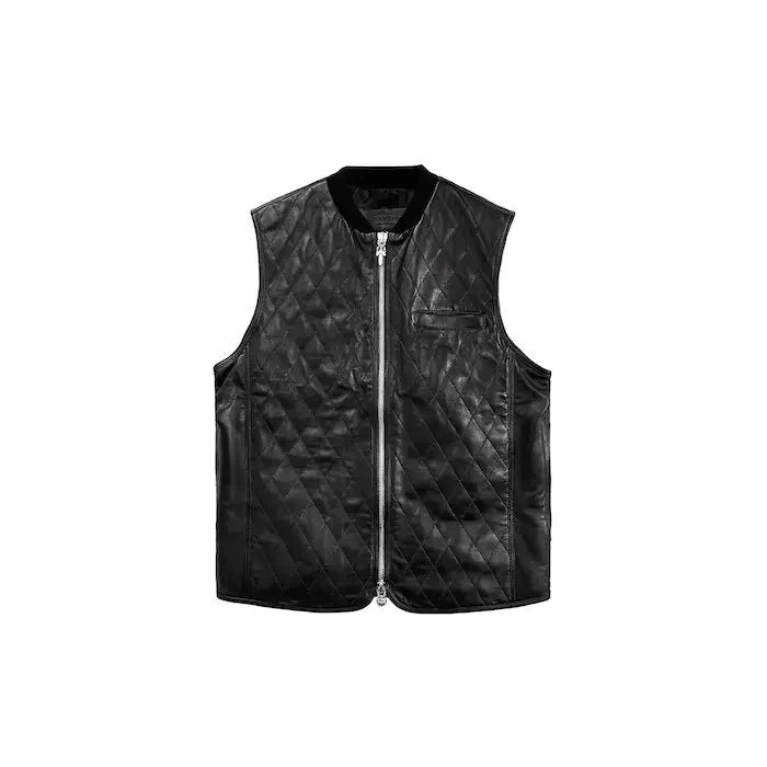 Chrome Hearts Leather Vest – piece front view