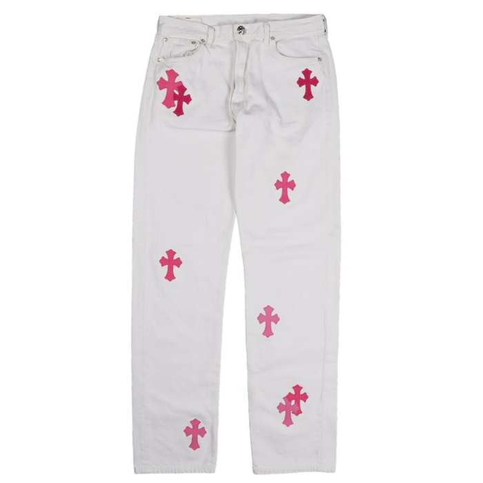 Chrome Hearts Levi’s Cross Patch Denim – pants front view