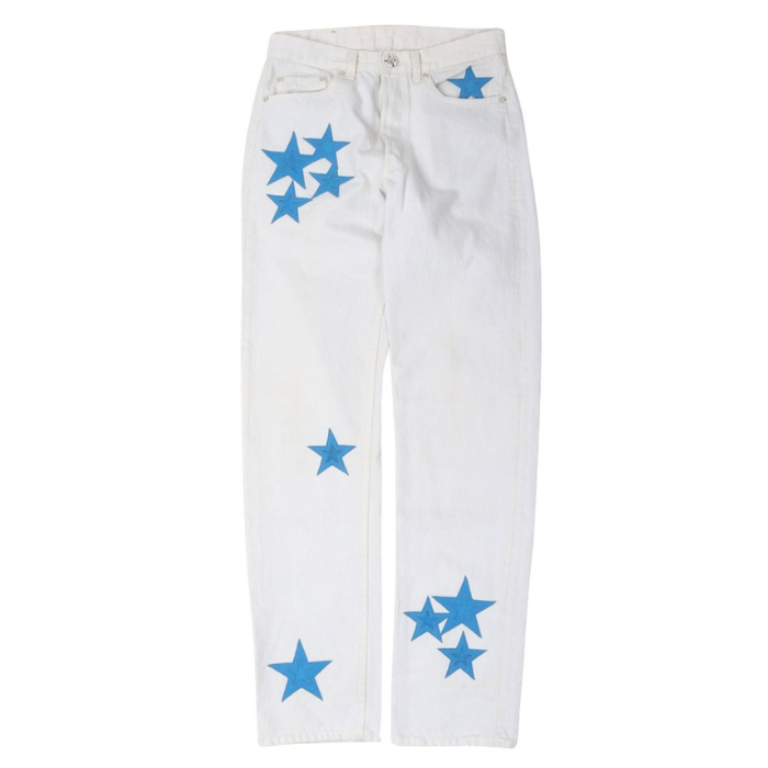 Chrome Hearts Levi’s Star Patch Jeans – pants front view