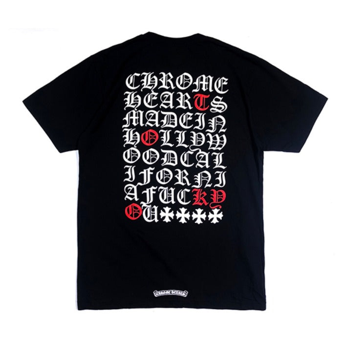 Chrome Hearts Made In Hollywood T-shirt – Black – shirt front view