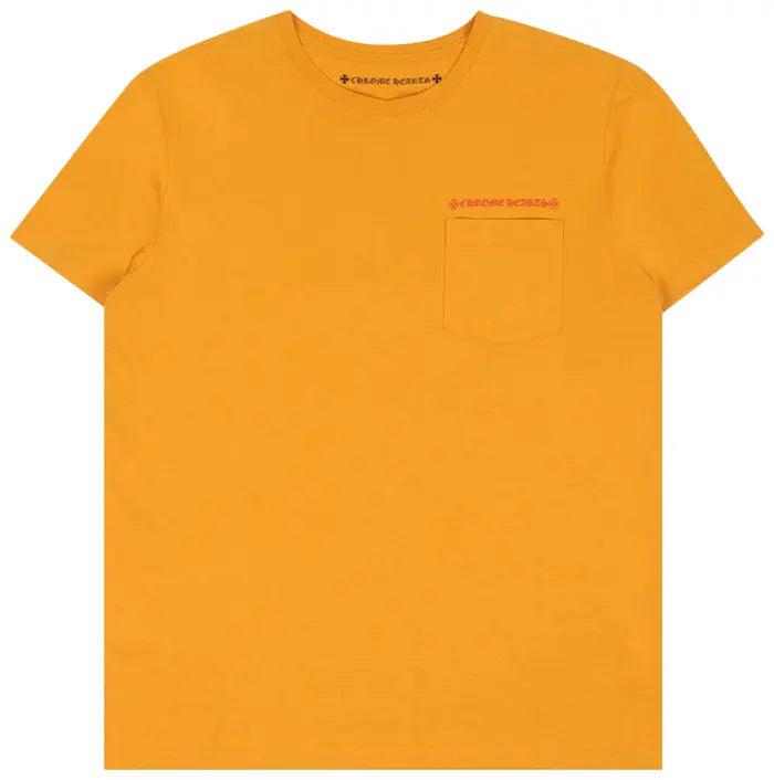 Authentic Chrome Hearts Yellow Chrome Heart Shirt – front view