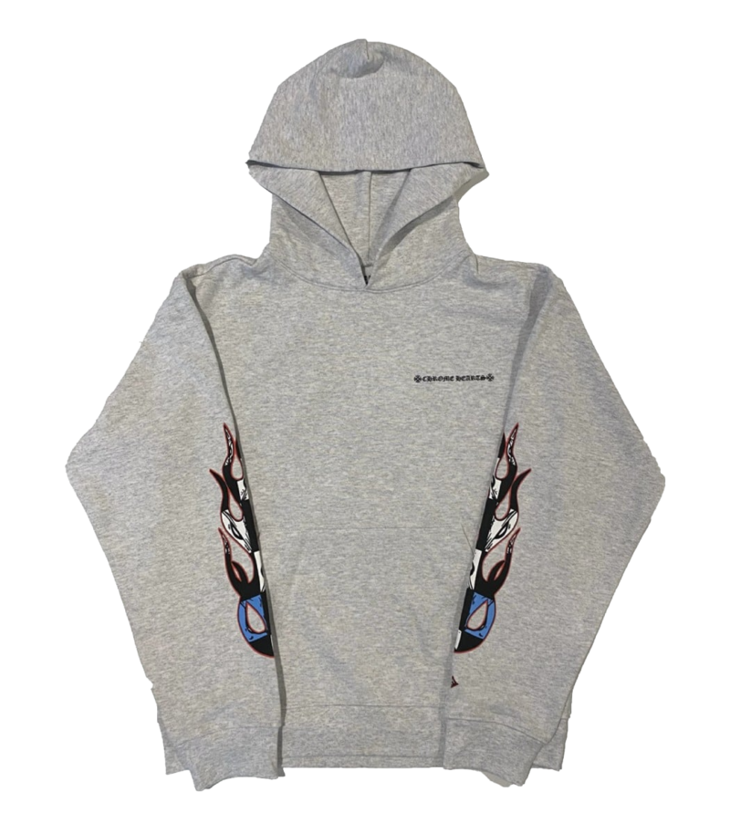 Chrome Hearts Hearts Matty Boy Brain Hoodie – hoodie detail close-up