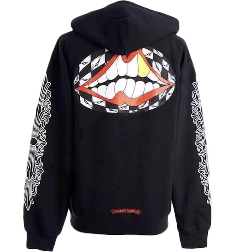 Authentic Chrome Hearts Chrome Hearts Matty Boy Flower Chomper Hoodie â€“ front view