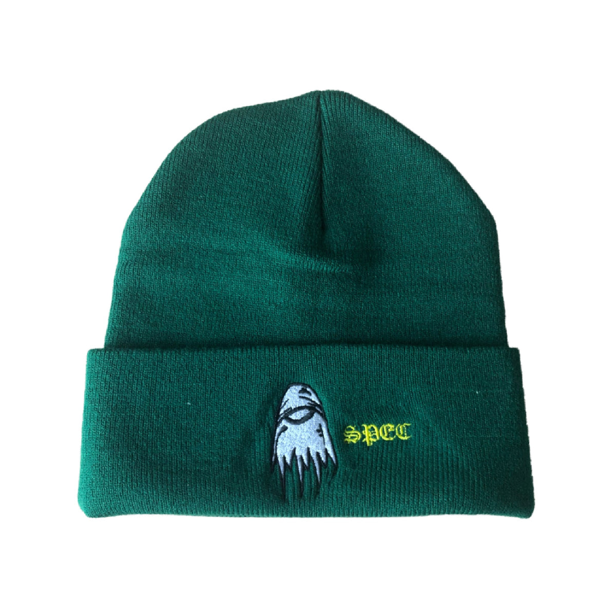 Chrome Hearts Matty Boy Spec Beanie – Green – hat front view