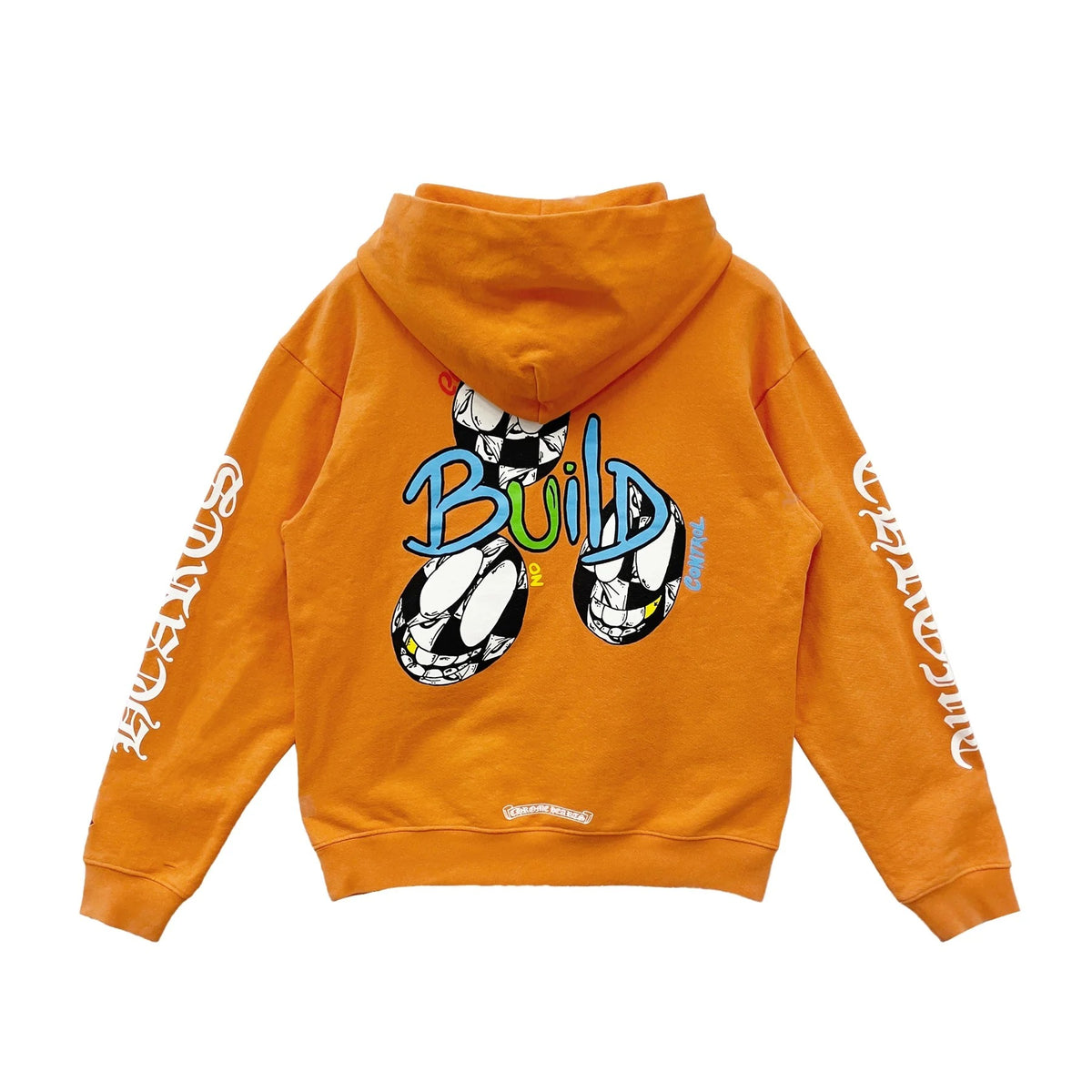 Chrome Hearts Matty Boy Vanity Orange Pullover Hoodie – hoodie front view