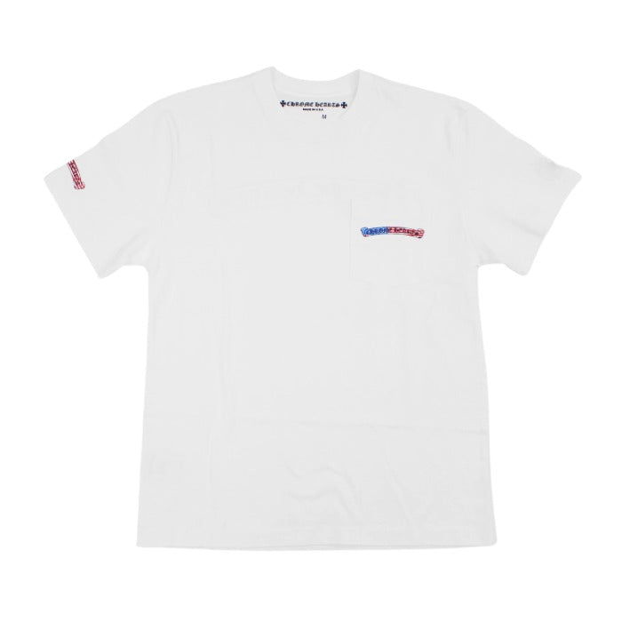 Authentic Chrome Hearts Chrome Hearts Mattyboy American Flag T-Shirt – front view