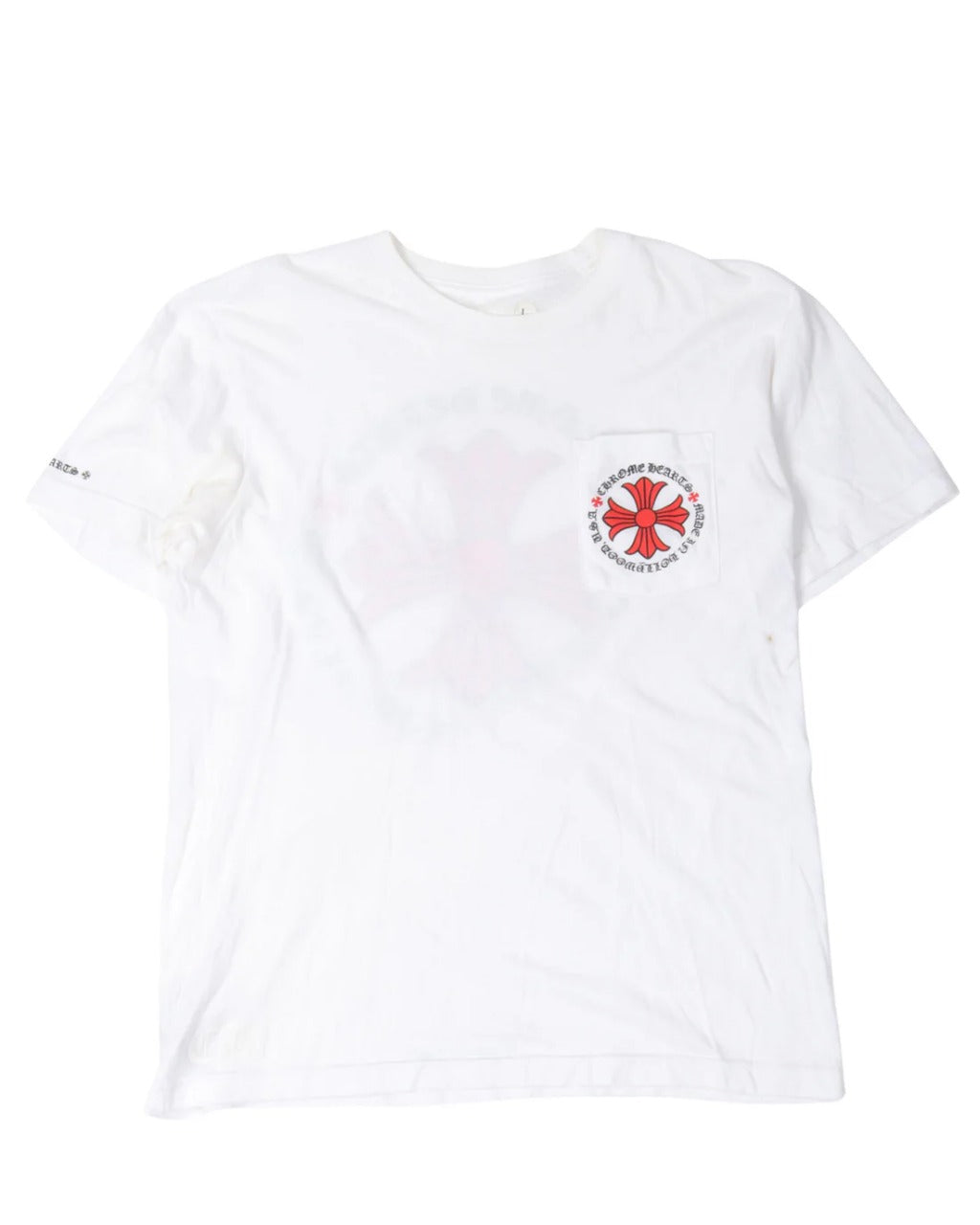 Chrome Hearts Men’s Red And White Shirt – shirt front view
