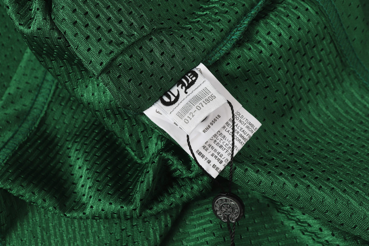 Authentic Chrome Hearts Chrome Hearts Mesh Jersey Green Long Sleeve Tee – front view