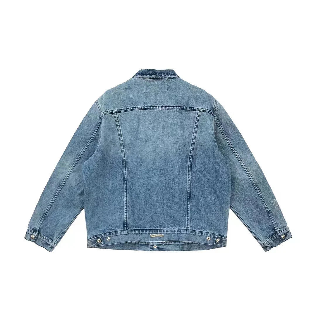 Authentic Chrome Hearts Chrome Hearts Jeans Jacket – front view