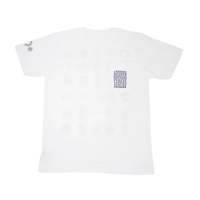 Authentic Chrome Hearts Chrome Hearts Multi Logo Short Sleeve T-Shirt – front view
