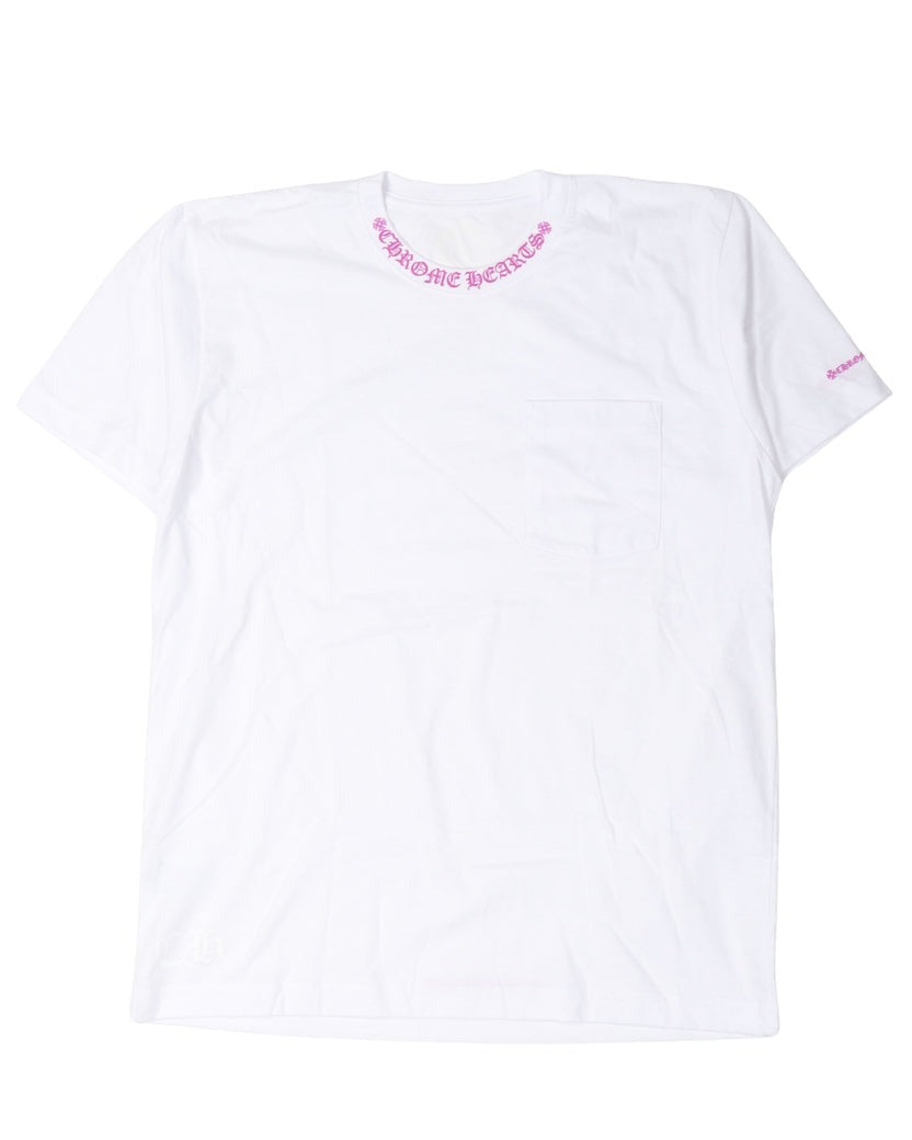Chrome Hearts Neck Logo T-Shirt – shirt front view