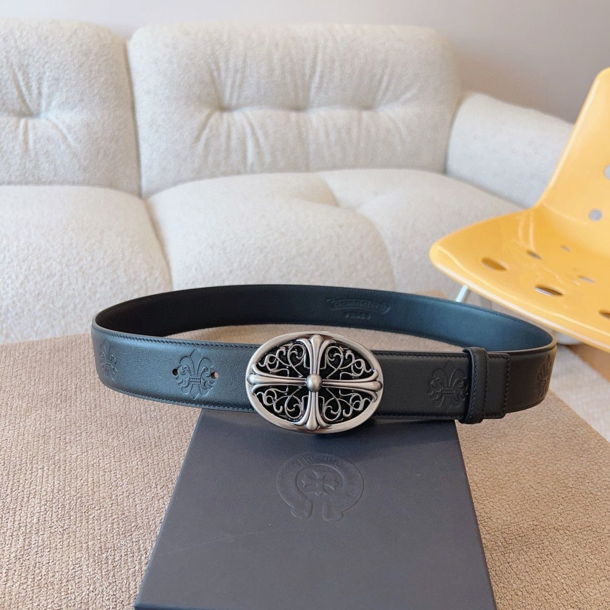 Chrome Hearts Oval Belt – belt front view