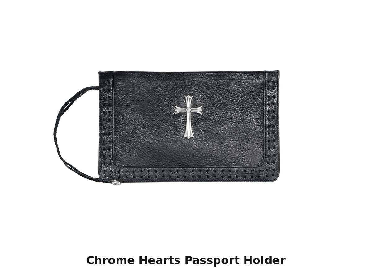 Chrome Hearts Passport Holder – wallet front view
