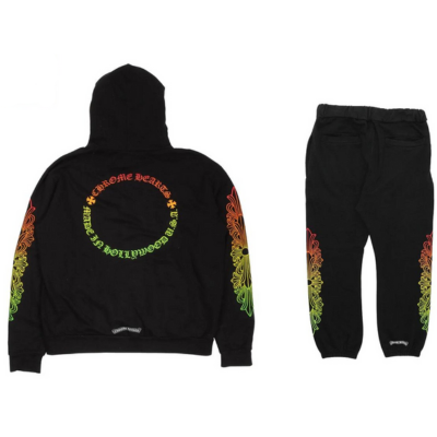 Authentic Chrome Hearts Chrome Hearts Pattern Tracksuit – front view
