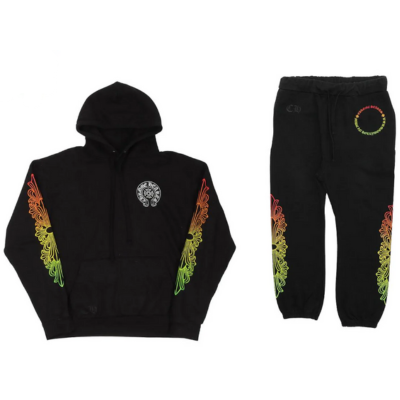 Chrome Hearts Pattern Tracksuit – hoodie front view