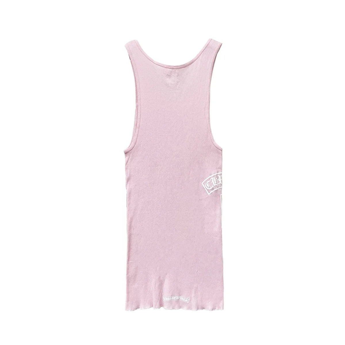 Authentic Chrome Hearts Pink Chrome Hearts Tank – front view