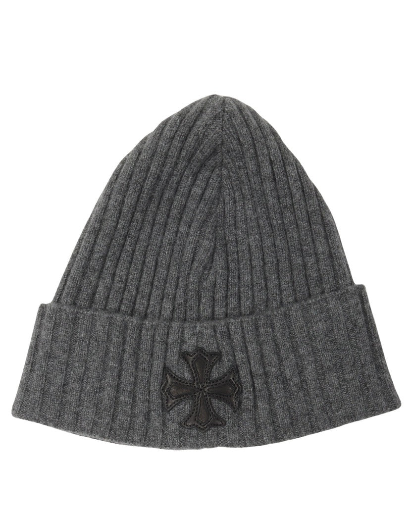 Chrome Hearts Plus Cross Patch Cashmere Beanie – hat front view