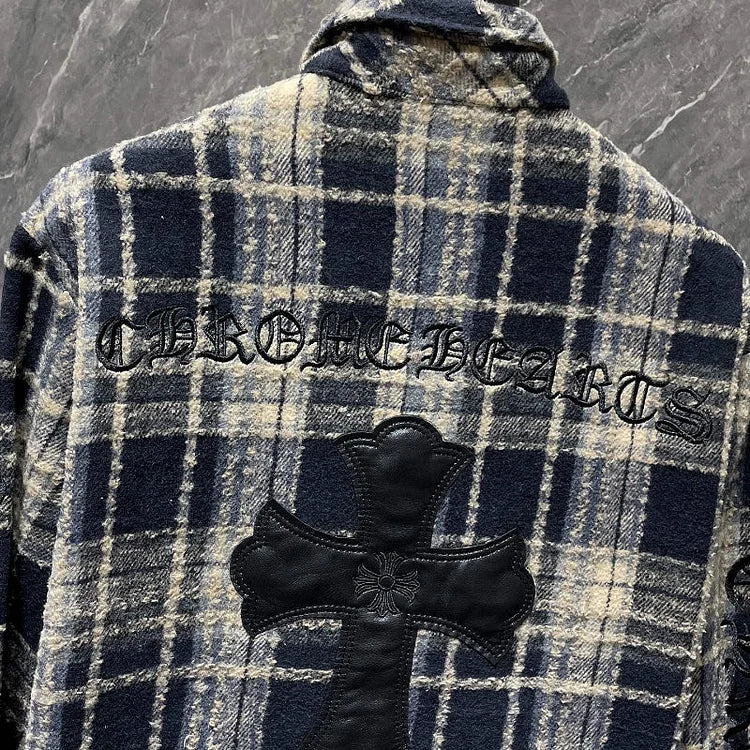 Chrome Hearts Retro Casual T Shirt – shirt detail close-up
