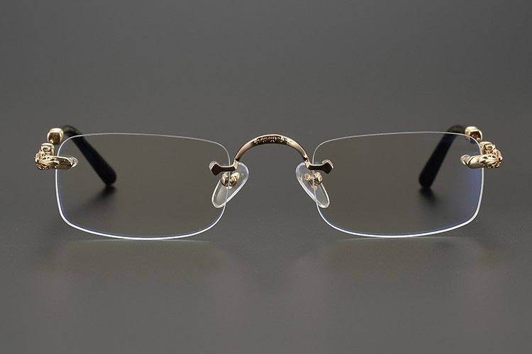 Authentic Chrome Hearts Chrome Hearts Rimless Glasses – front view