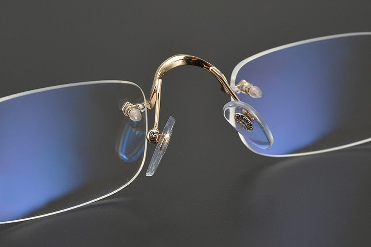 Authentic Chrome Hearts Chrome Hearts Rimless Glasses – front view