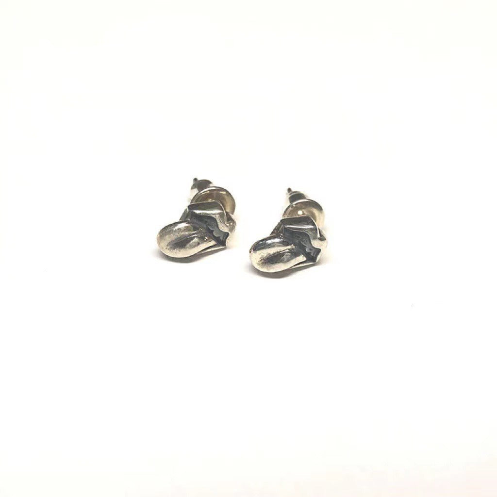 Chrome Hearts Rolling Stones Earrings – earrings front view