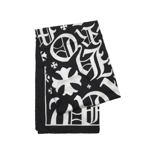 Chrome Hearts Scarf – scarf detail close-up
