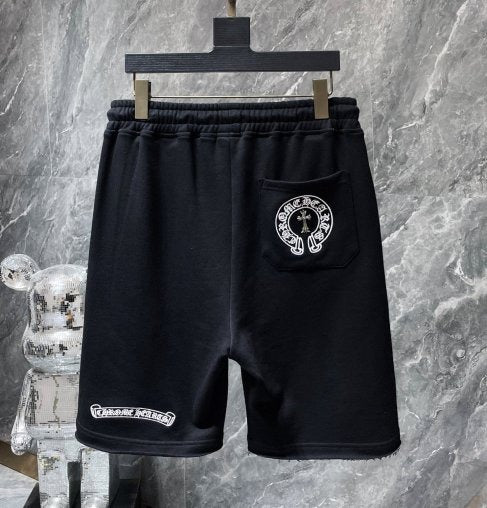 Chrome Hearts Shorts – Black – pants front view