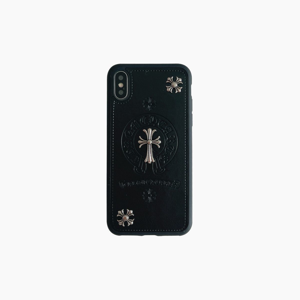 Chrome Hearts Single Cross Iphone Case – phone case front view