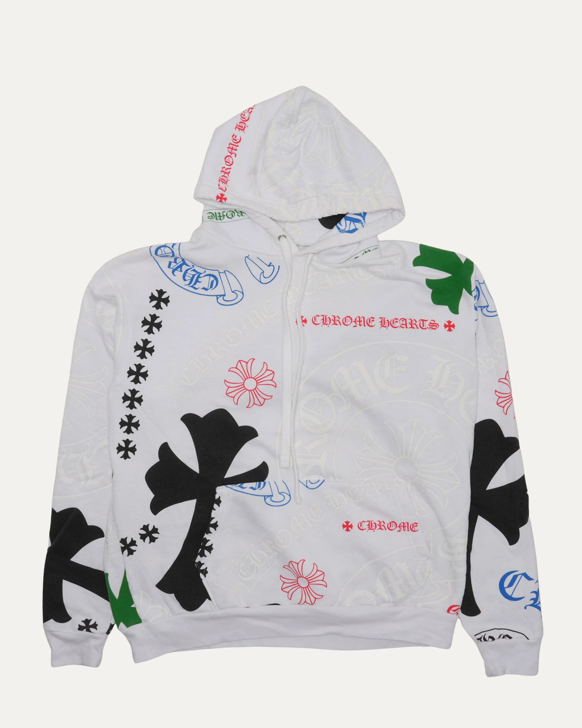 Chrome Hearts Stencil Hoodie – hoodie front view