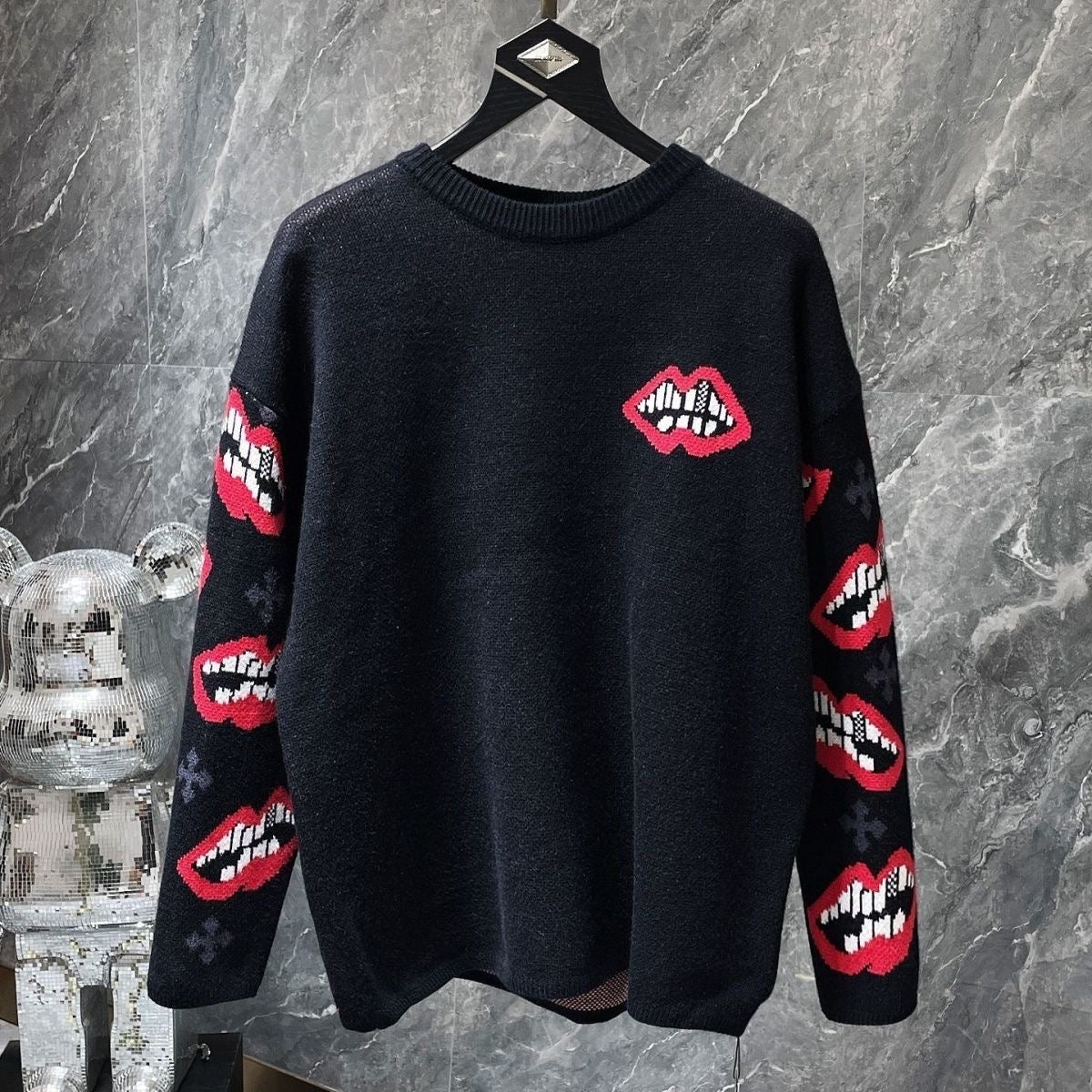 Chrome Hearts Triple Cross Matty Boy Long Sleeve – shirt front view