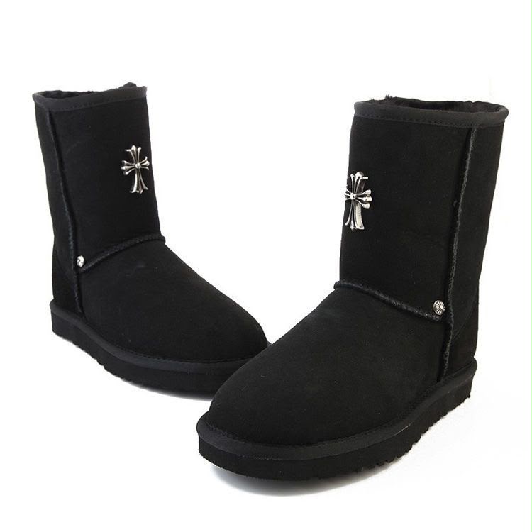 Chrome Hearts Uggs Black Silver Cross - Chrome Hearts Cross Pendant (photo 1)