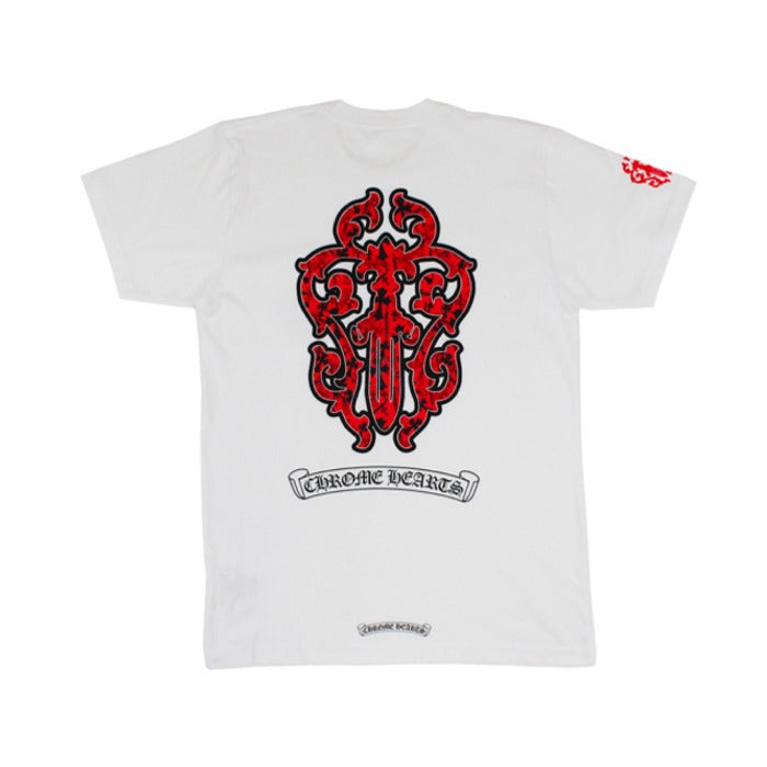 Chrome Hearts Vine Dagger T-Shirt – White – shirt front view