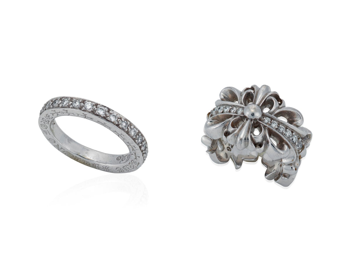 Chrome Hearts Wedding Rings – ring front view