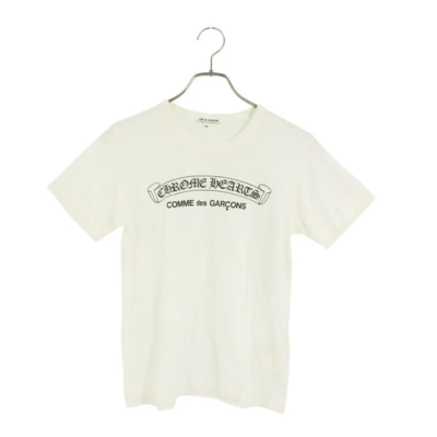 Chrome Hearts X Comme Des Garcons White Shirt – shirt front view
