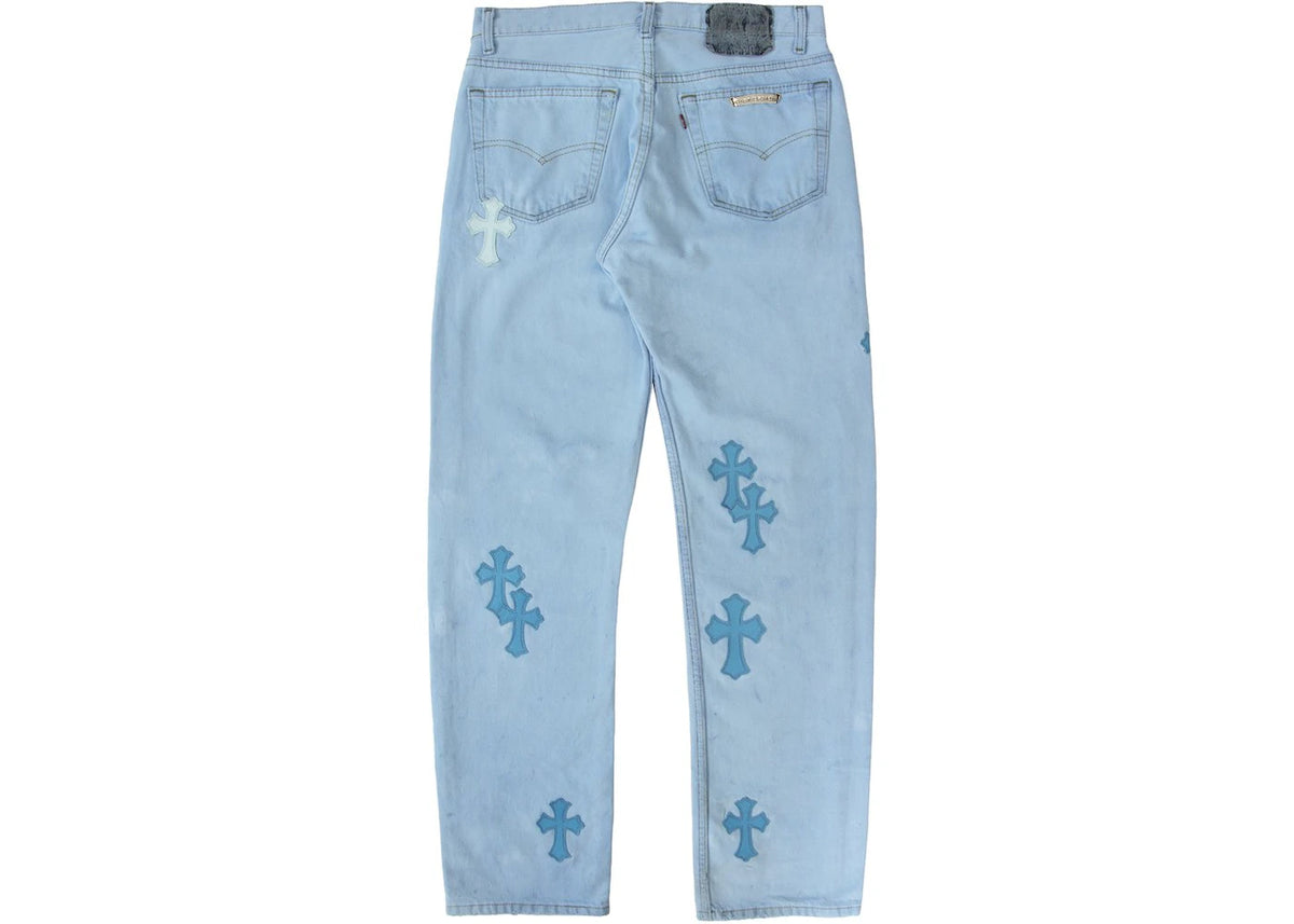 Authentic Chrome Hearts Chrome Hearts x Drake Certified Lover Boy Vintage Levi’s Jeans – front view
