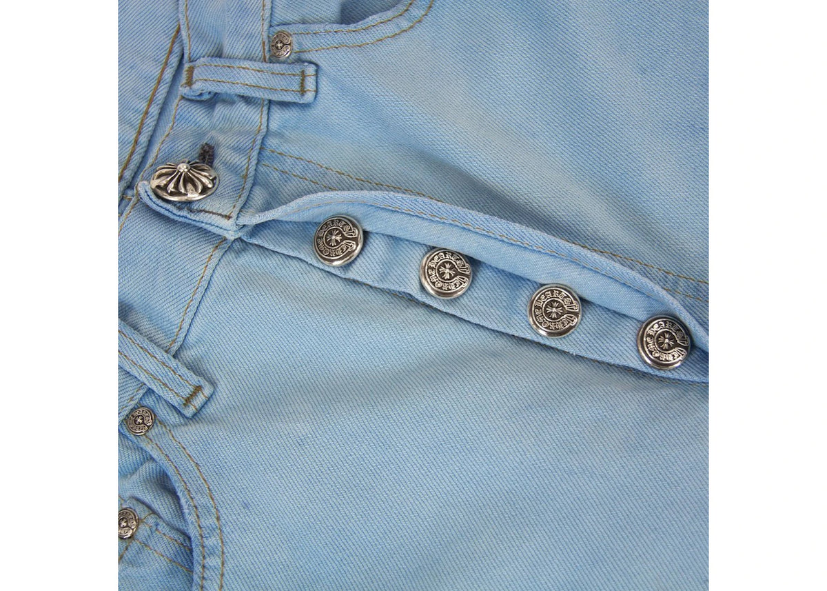 Authentic Chrome Hearts Chrome Hearts x Drake Certified Lover Boy Vintage Levi’s Jeans – front view
