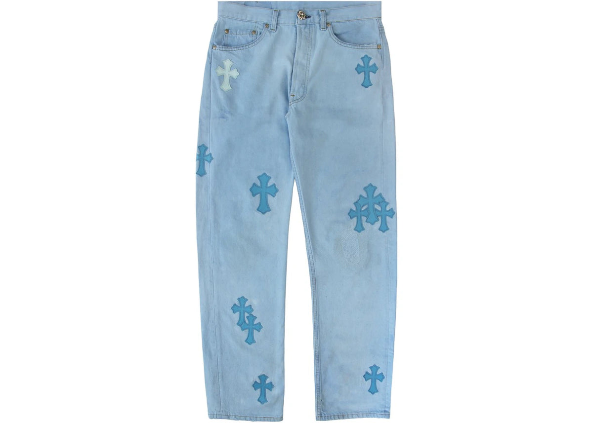 Chrome Hearts x Drake Certified Lover Boy Vintage Levi’s Jeans – pants front view