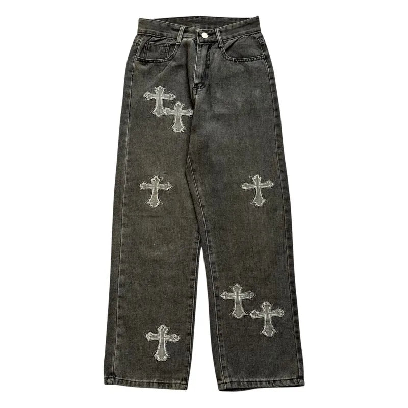 Chrome Hearts Cross Pants – pants front view