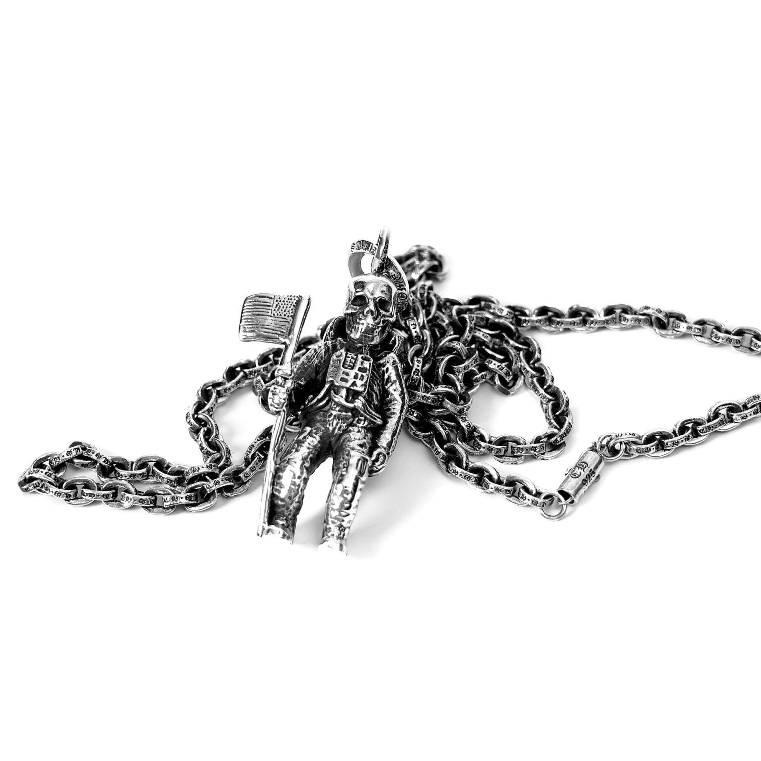 Authentic Chrome Hearts Foti Astronaut Pendant â€“ front view