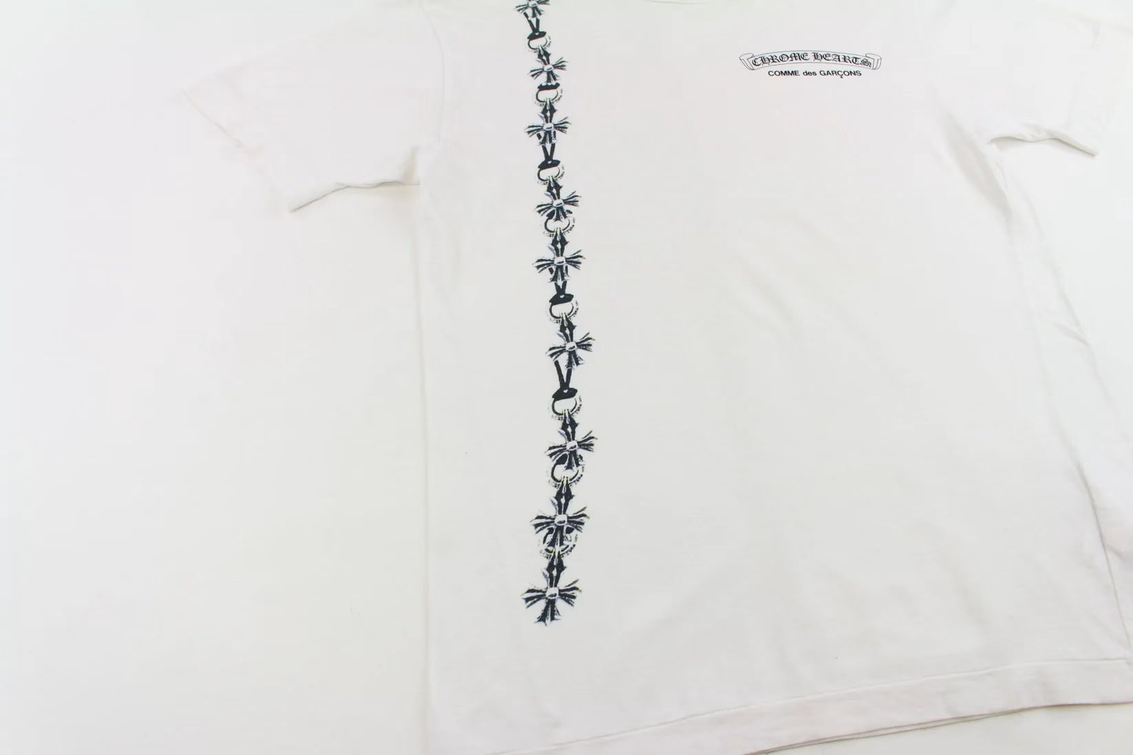 Authentic Chrome Hearts Chrome Hearts x Comme Des Garcons T Shirt â€“ front view