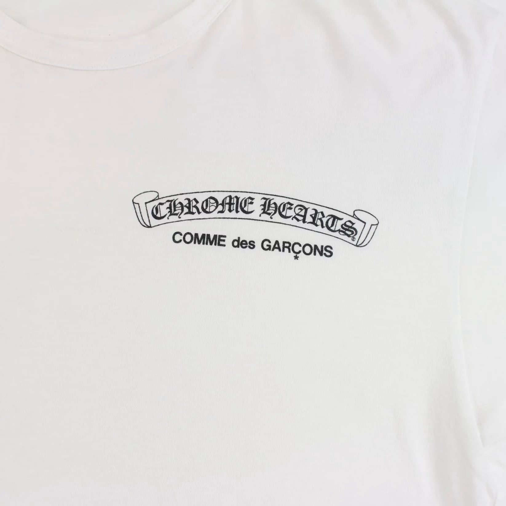 Authentic Chrome Hearts Chrome Hearts x Comme Des Garcons T Shirt â€“ front view