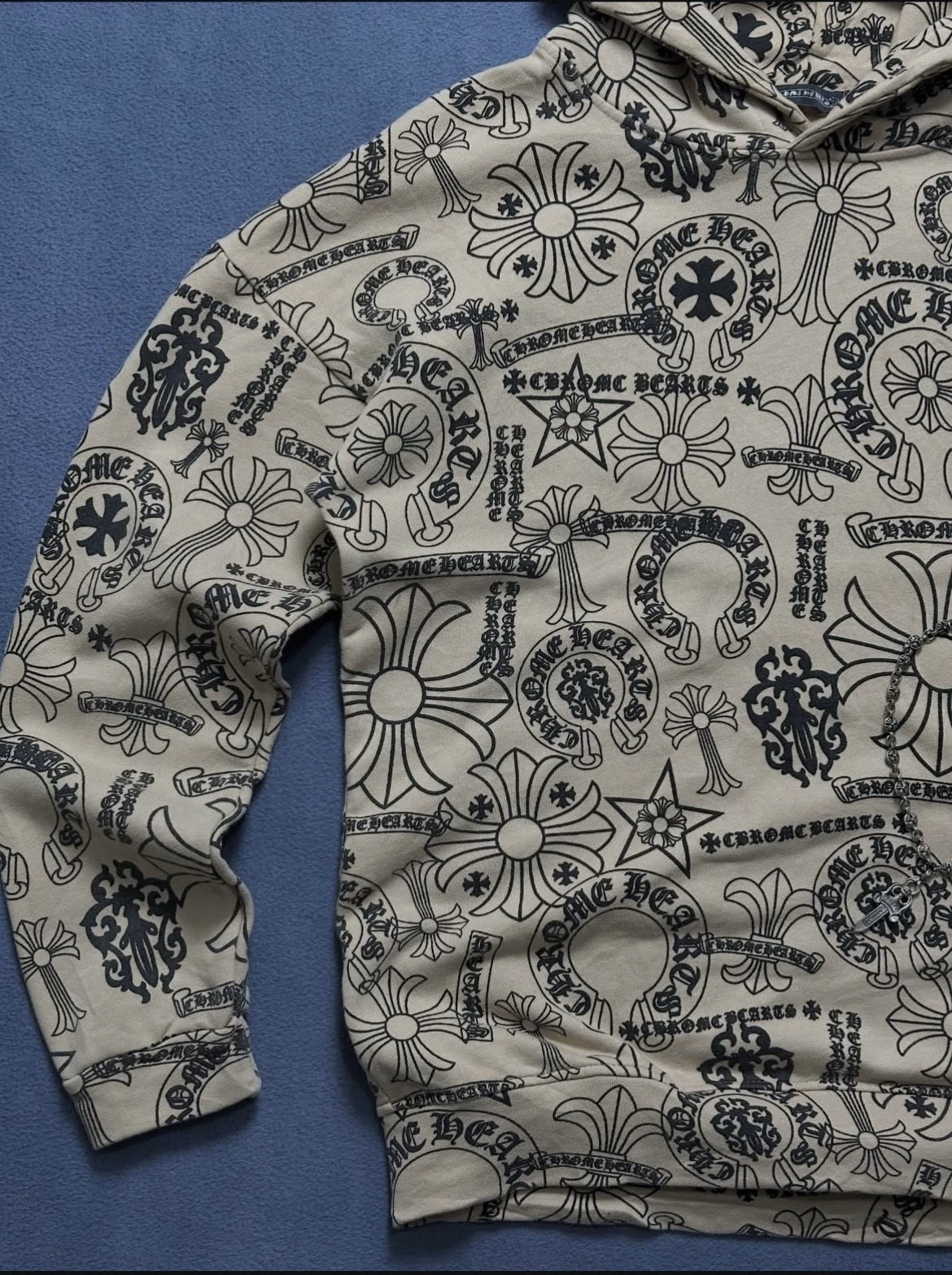 Authentic Chrome Hearts Chrome Hearts Variety Logo Hoodie â€“ front view