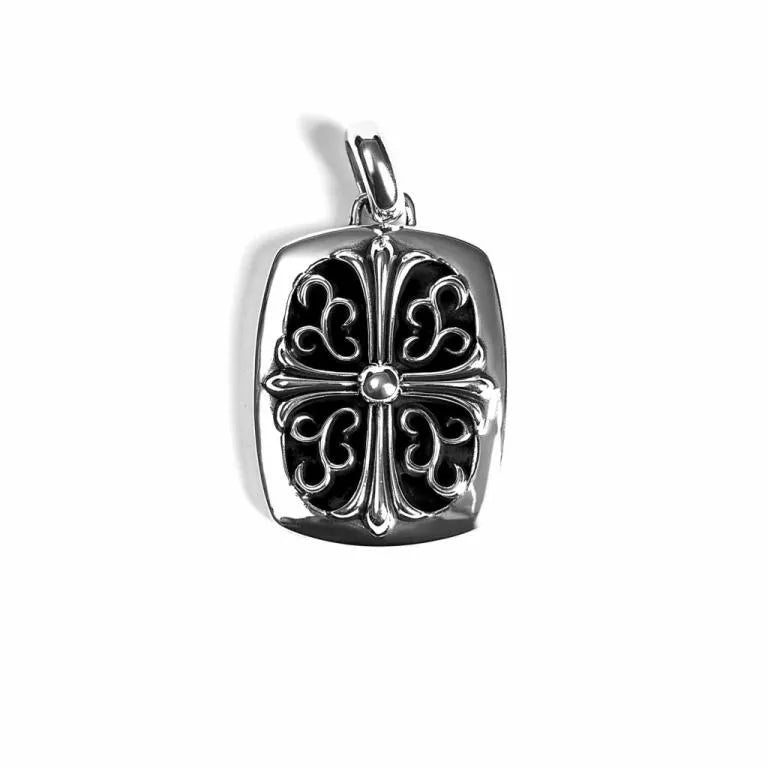 Authentic Chrome Hearts KEEPER PENDANT – necklace front view